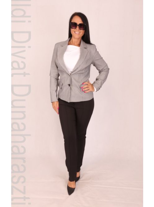 La Vita Fekete-Fehér Kockás Brunetta Blézer