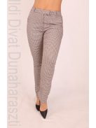 La Vita Drapp-Fekete Kockás Brunetta Nadrág