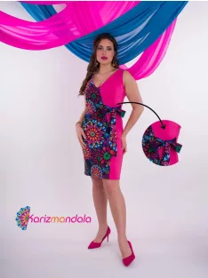 Livello Pink-Mandala Átkötős Ruha