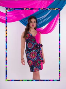 Livello Pink-Mandala Átkötős Ruha