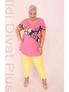 Livello Pink-Virágos Felső