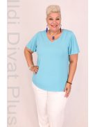 Livello V Nyakú Türkiz Lepke Ujjú Felső