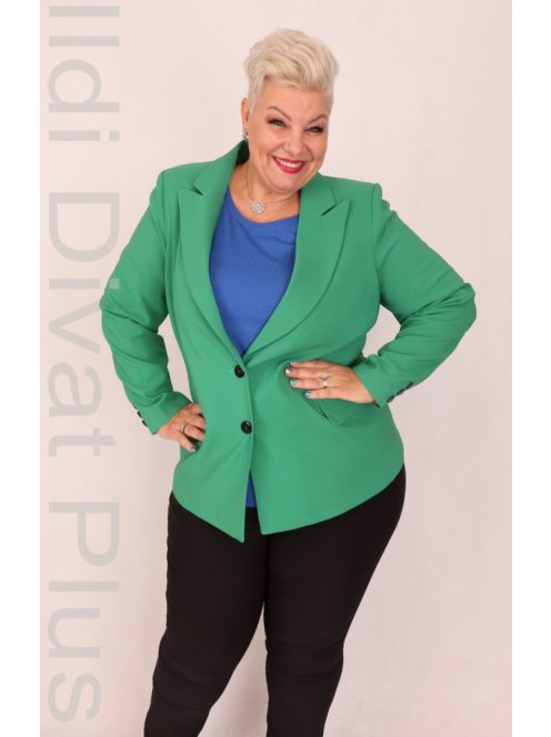 Livello Zöld Gombos Galléros Blézer