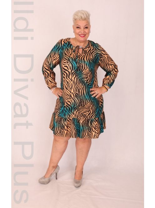 Livello Őszi Színes Fodros Ruha