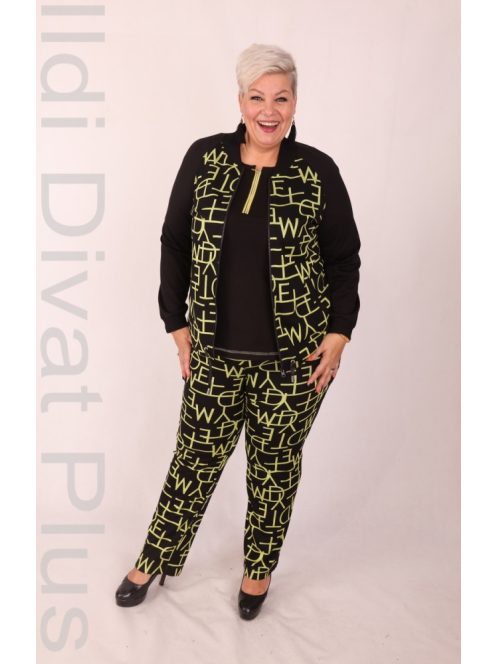 Livello Fekete- Sárga Betűs Zippes Felső