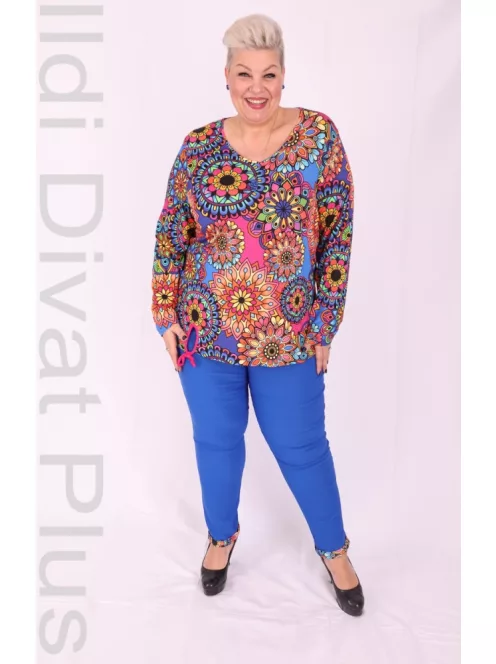 Livello Mandala Mintás V Nyakú Felső