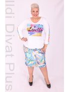 Livello Fehér Alapon Színes Felíratos Felső