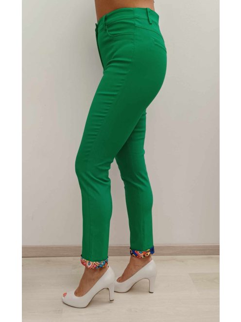 Livello Benetton-Zöld Mandala Mintás Nadrág