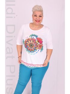 LIvello Fehér Alapon Mandala Mintás Felső
