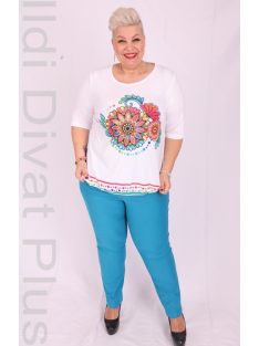 LIvello Fehér Alapon Mandala Mintás Felső