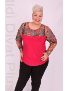 Livello Magenta-Mandala Necc Mintás Felső