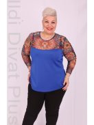 Livello Királykék-Mandala Necc Mintás Felső