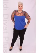 Livello Királykék-Mandala Necc Mintás Felső