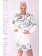 Livello Rózsakő Mintás Gombos Blézer