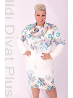 Livello Rózsakő Mintás Gombos Blézer