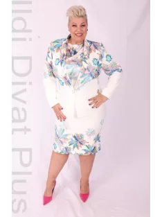 Livello Rózsakő Mintás Gombos Blézer