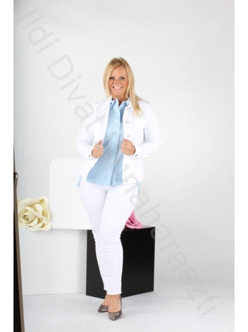 Livello Fehér Farmerkabát