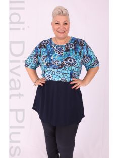 Livello Kék Mozaik Mintás Tunika