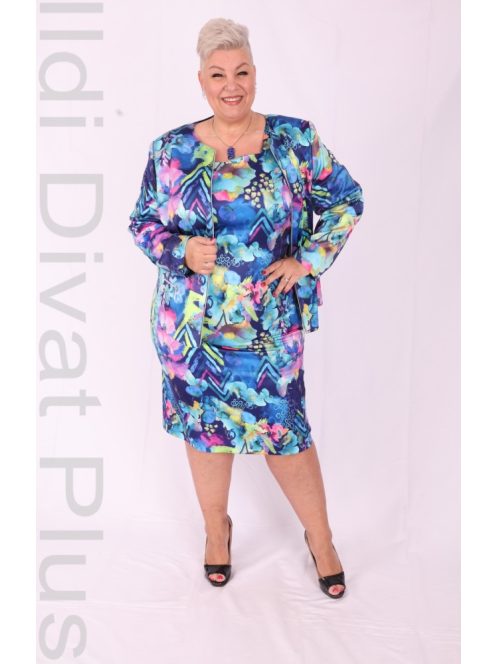 Livello Kék-Színes Mintás Blézer