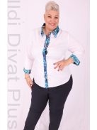 Livello Fehér-Kék Galléros Gombos Ing-52