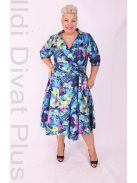 Livello Kék-Virágos Galléros Ruha