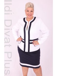 Livello Fehér-Sötétkék Zippes Blézer