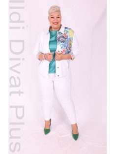 Livello Fehér-Mozaik Mintás Kabát