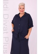 Livello Kék Elején Kötős Ing