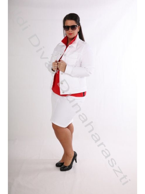 Livello Fehér Farmer Kabát