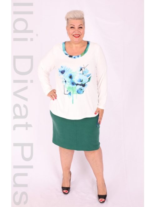 Livello Fehér Nyomott Mintás Felső