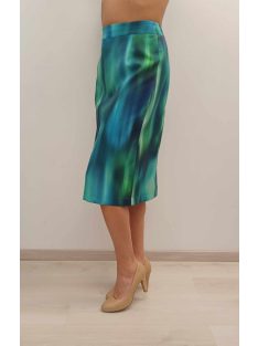 Livello Zöld-Kék Mintás Szoknya