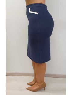 Livello Kék-Krém Díszes Szoknya