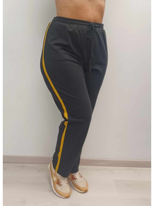 Livello Fekete-Mustár Jogging Nadrág