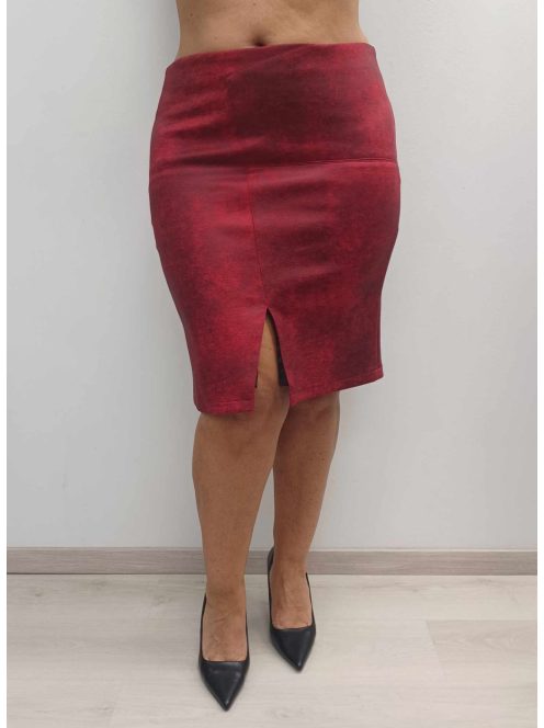 Livello Bordó Műbőr Szoknya
