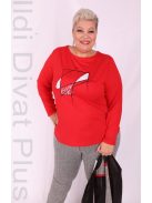 Livello Piros Hímzéses Felső