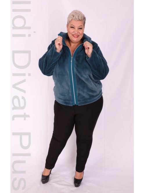 Livello Petrol Szőrős Kabátka