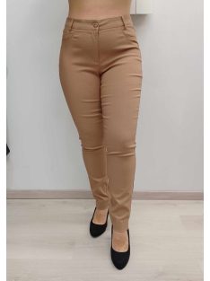 Livello Beige Gombos Zippe RNG Nadrág