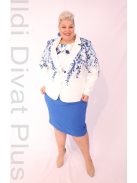 Livello Kék-Virágos Galléros Blézer