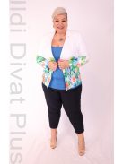 Livello Fehér-Narancs Mintás Blézer