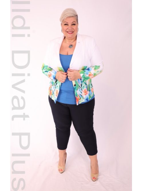 Livello Fehér-Narancs Mintás Blézer