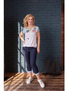 Livello Sötétkék 3/4 Csíkos aljú Nadrág