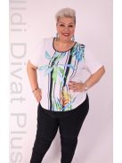 Livello Fehér-Bambusz Mintás Felső