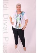 Livello Fehér-Bambusz Mintás Felső