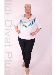 Livello Fehér-Színes V Nyakú Felső