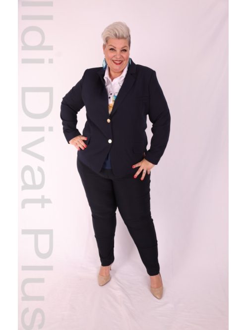 Livello Sötétkék Gombos Galléros Blézer