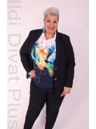 Livello Sötétkék Gombos Galléros Blézer