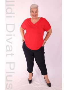 Livello Piros Díszgombos Felső