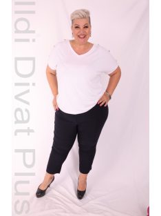 Livello Fehér Díszgombos Felső