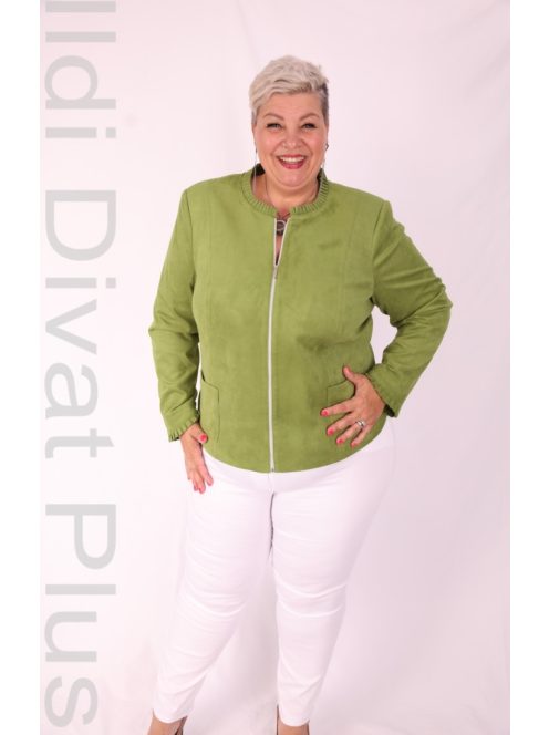 Livello Zöld Textilbőr Blézer