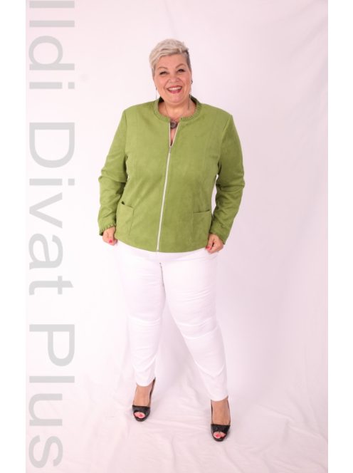 Livello Zöld Textilbőr Blézer